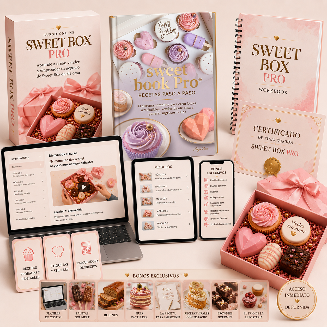 SWEET BOX PRO® CURSO COMPLETO + 7 BONOS DE REGALO